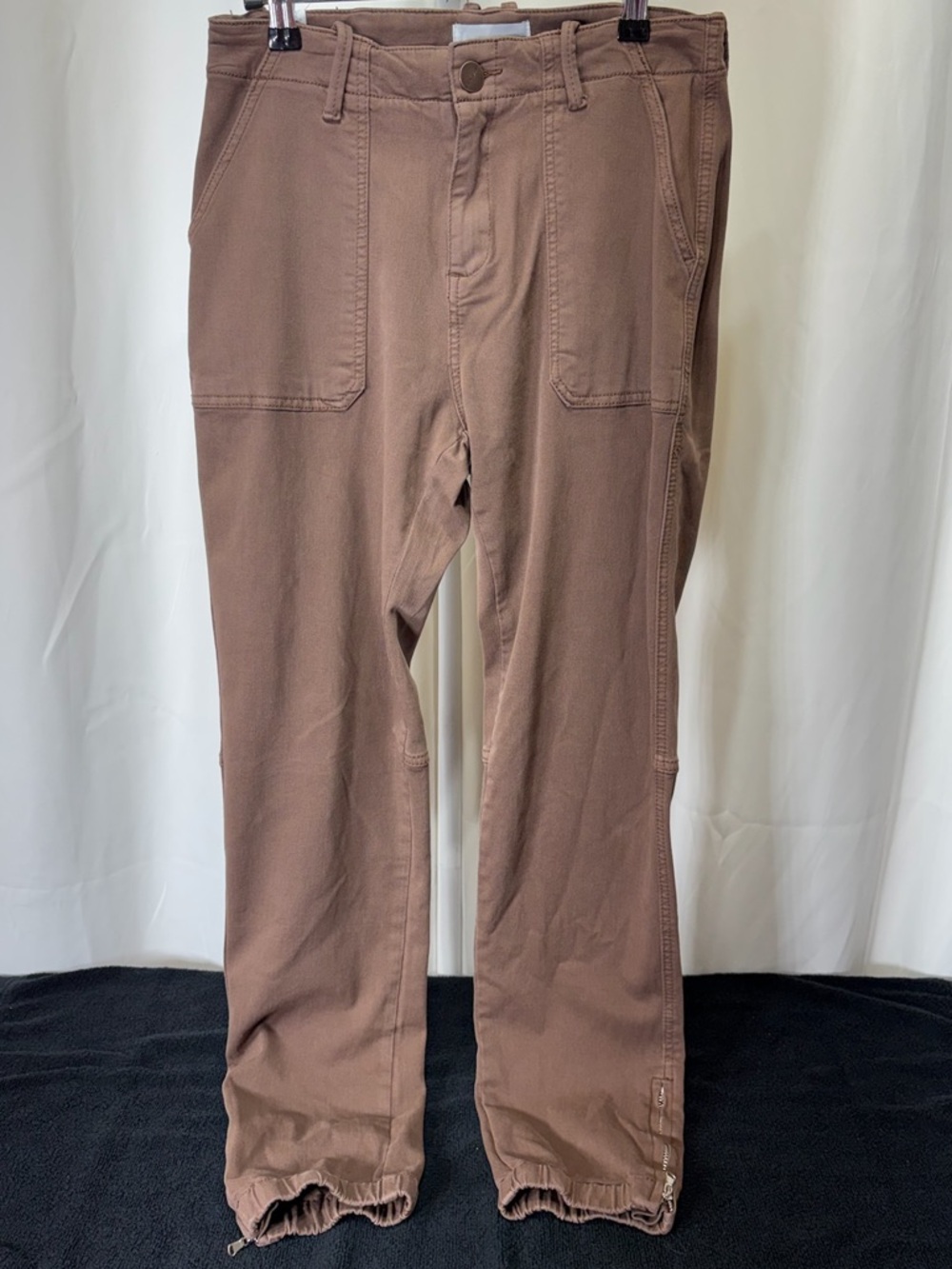 lola Brown Straight-Leg Utility Trousers 2469